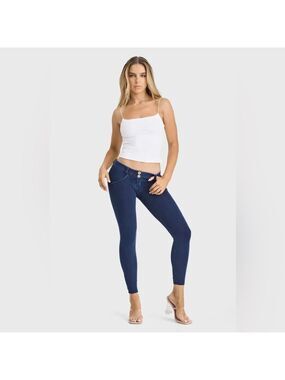 freddy WR.UP medium wash low rise legging jeans Sz M